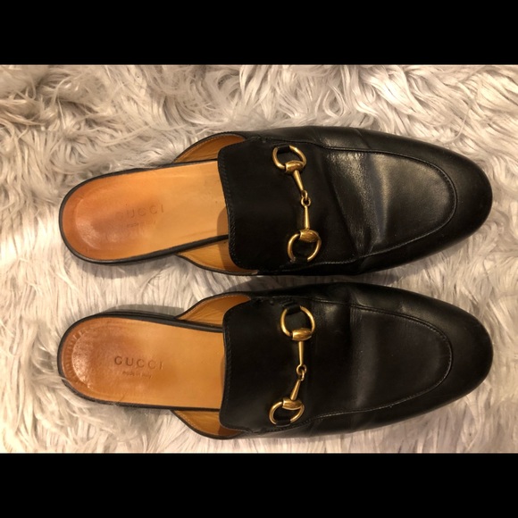 Gucci Shoes - Gucci Princetown Slipper - Black Leather